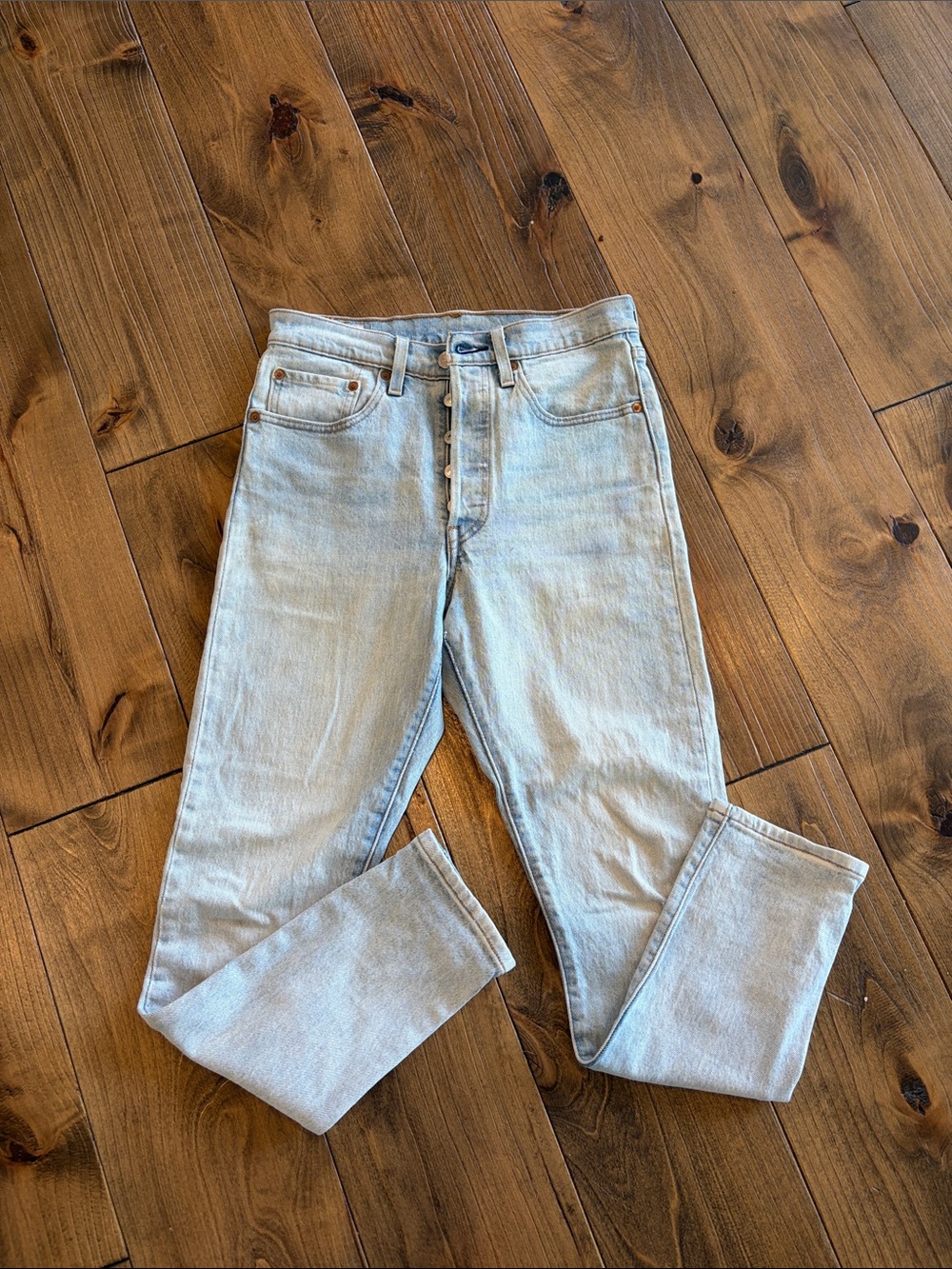 Levi's Premium Light Wash 501 Jeans